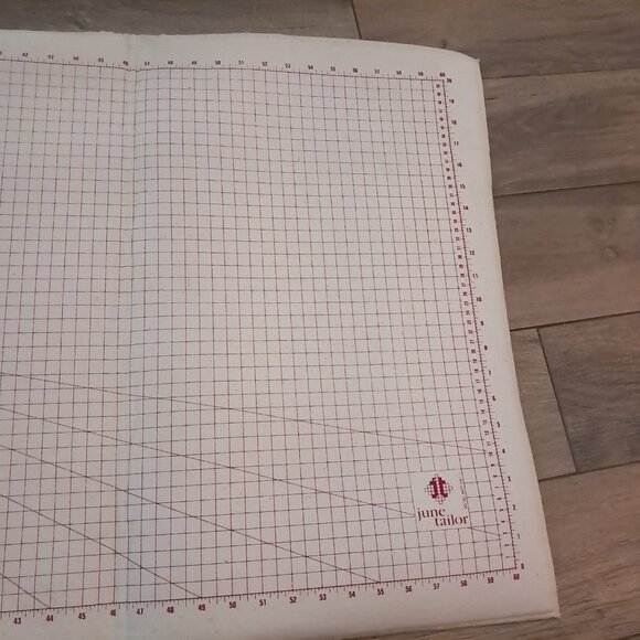 Vintage June Tailor Perfect Press Padded Mat 20"x 60"Sewing Grid Tailoring JT-15 - Picture 6 of 7